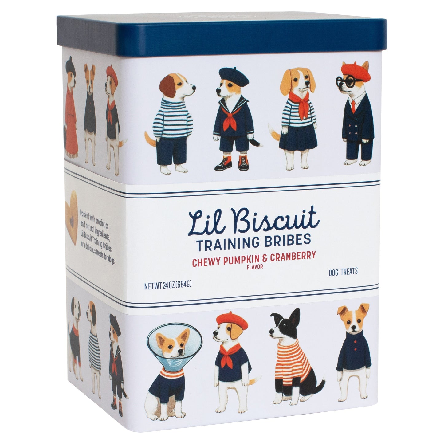Lil Biscuit Decorative Tin — Chewy Chicken & Apple