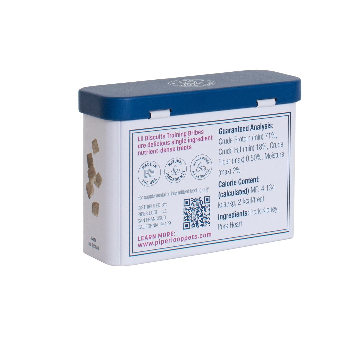 Lil Biscuit Training Tin — Freeze-Dried Pork