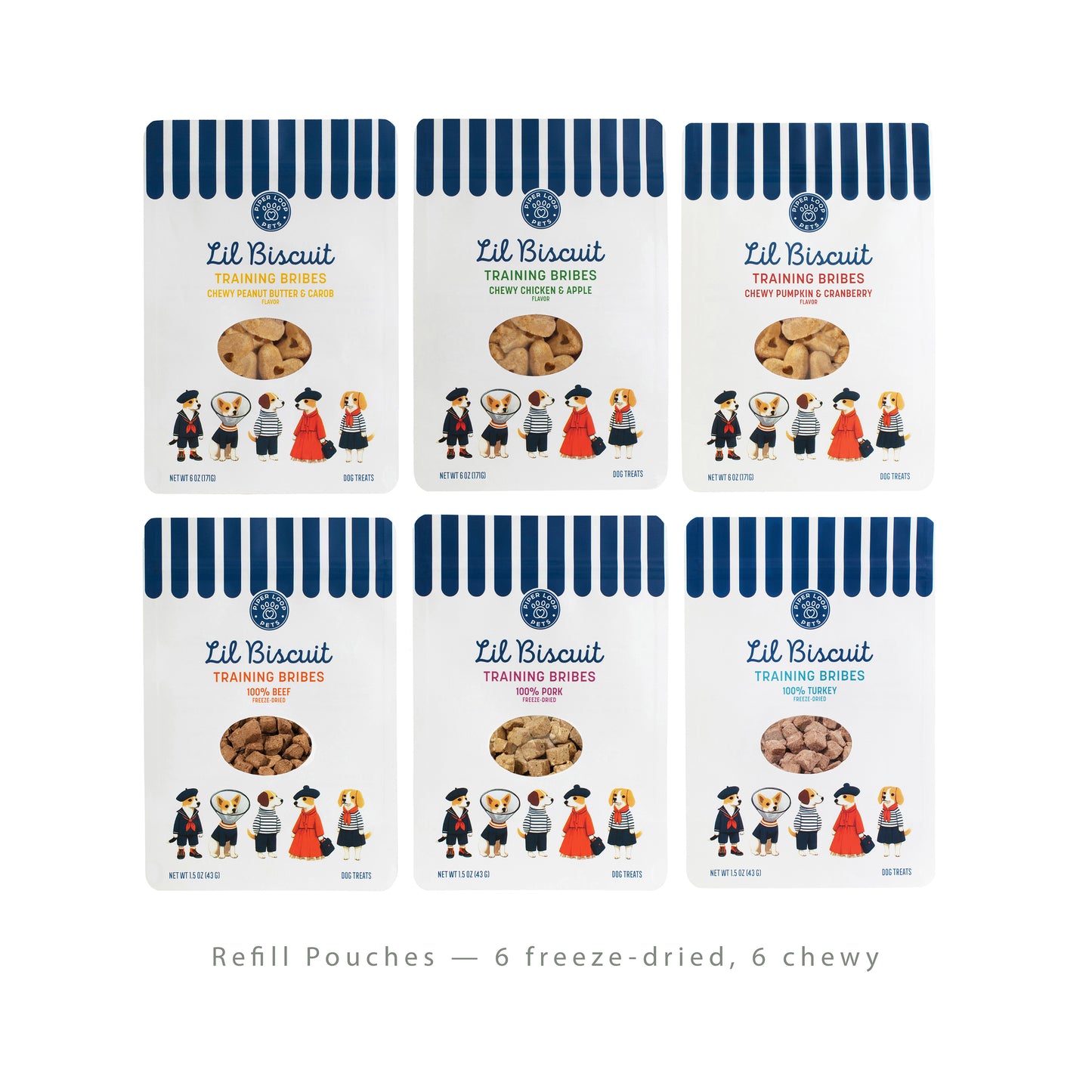 Lil Biscuit Training Tins & Dog Treats Starter Pack