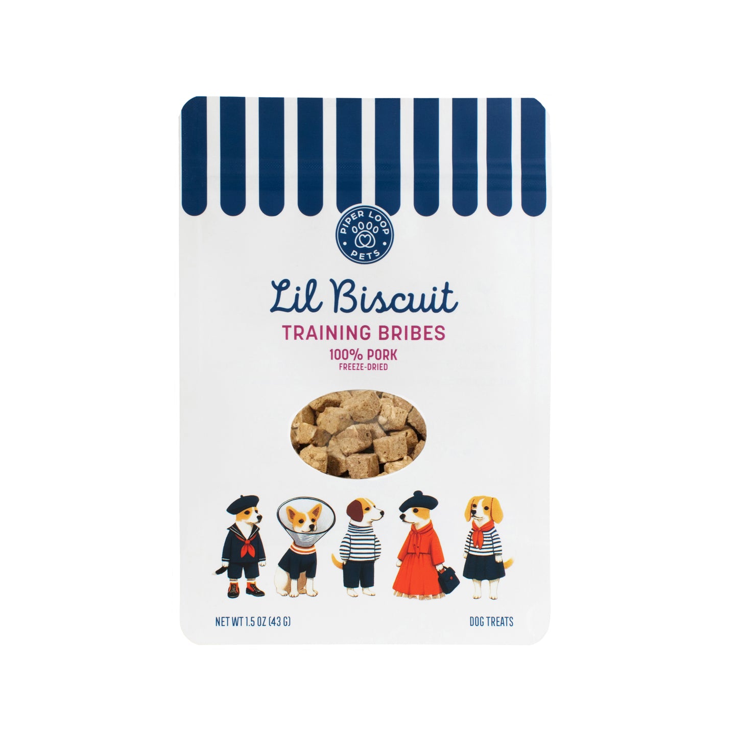 Lil Biscuit Treat Pouch — Freeze-Dried Turkey
