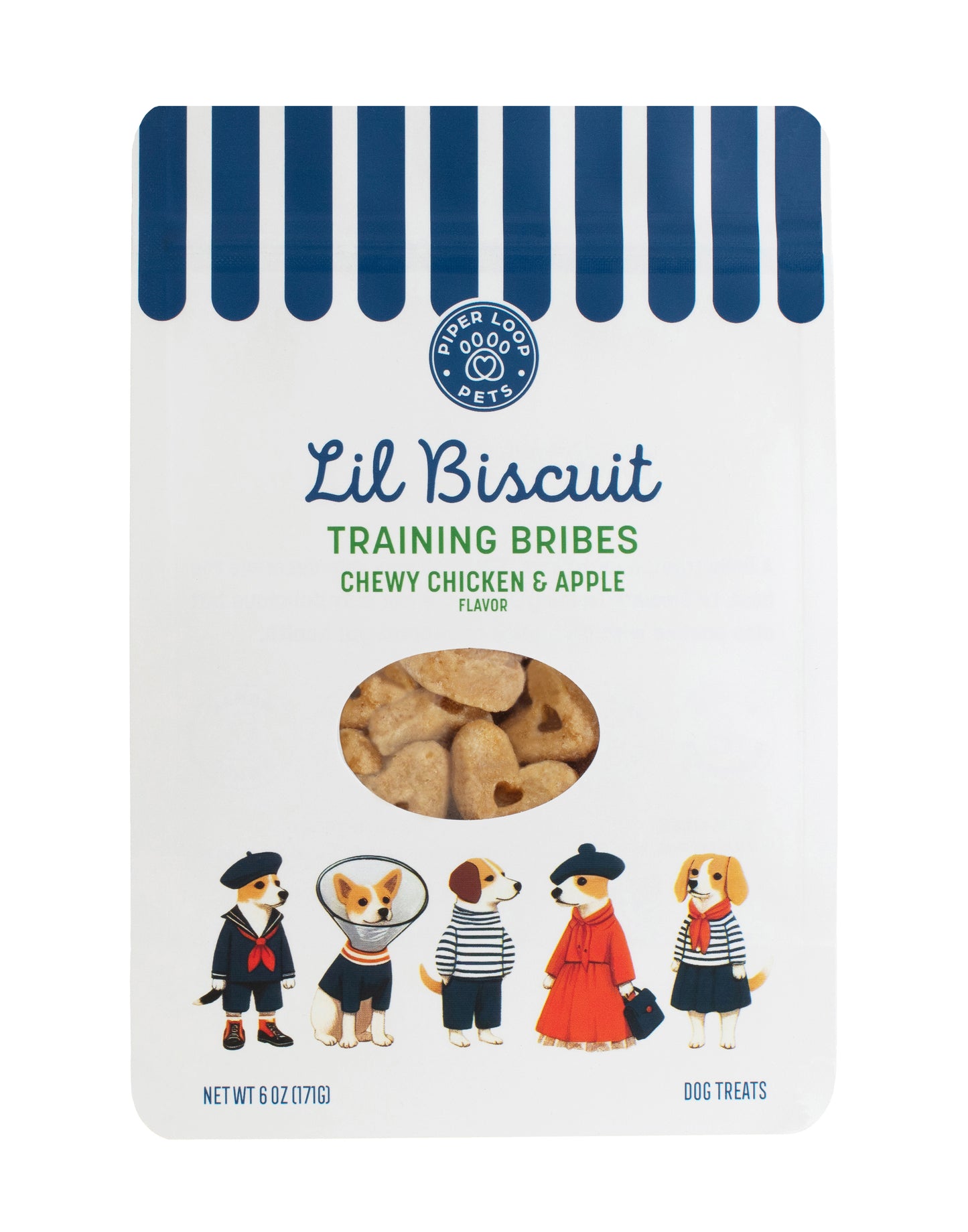 Lil Biscuit Training Bribes - Chewy Chicken & Apple with Probiotics