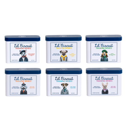 On-the-go tins all six flavors